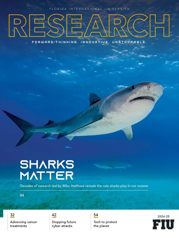 Research Magazine: Sharks Matter cover