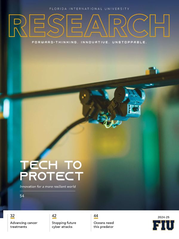 Research Magazine: Tech to Protect cover